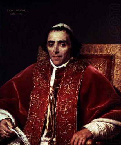 Jacques-Louis David Portrait of Pope Pius VII china oil painting image